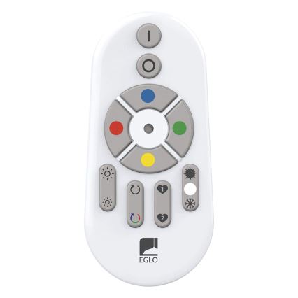 Eglo 33669 - LED RGBW Zatemnitvena stropna svetilka TOTARI-C LED/43W/230V 2700-6500K bela + Daljinski upravljalnik