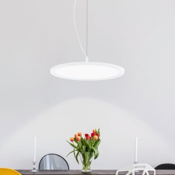 Eglo 33675 - LED RGBW Zatemnitveni lestenec na vrvici CERIGNOLA-C LED/21W/230V 2700-6500K + Daljinski upravljalnik