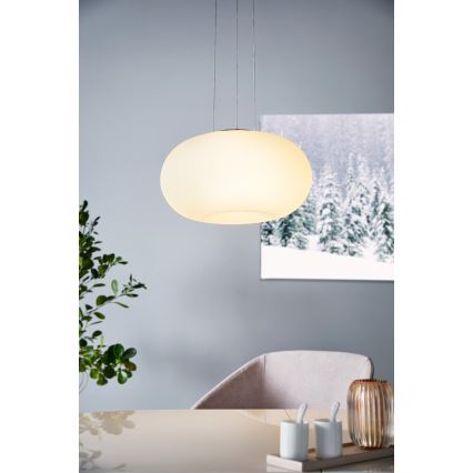 Eglo 33766 - LED RGBW Zatemnitveni lestenec na vrvici OPTICA-C LED/22W/230V
