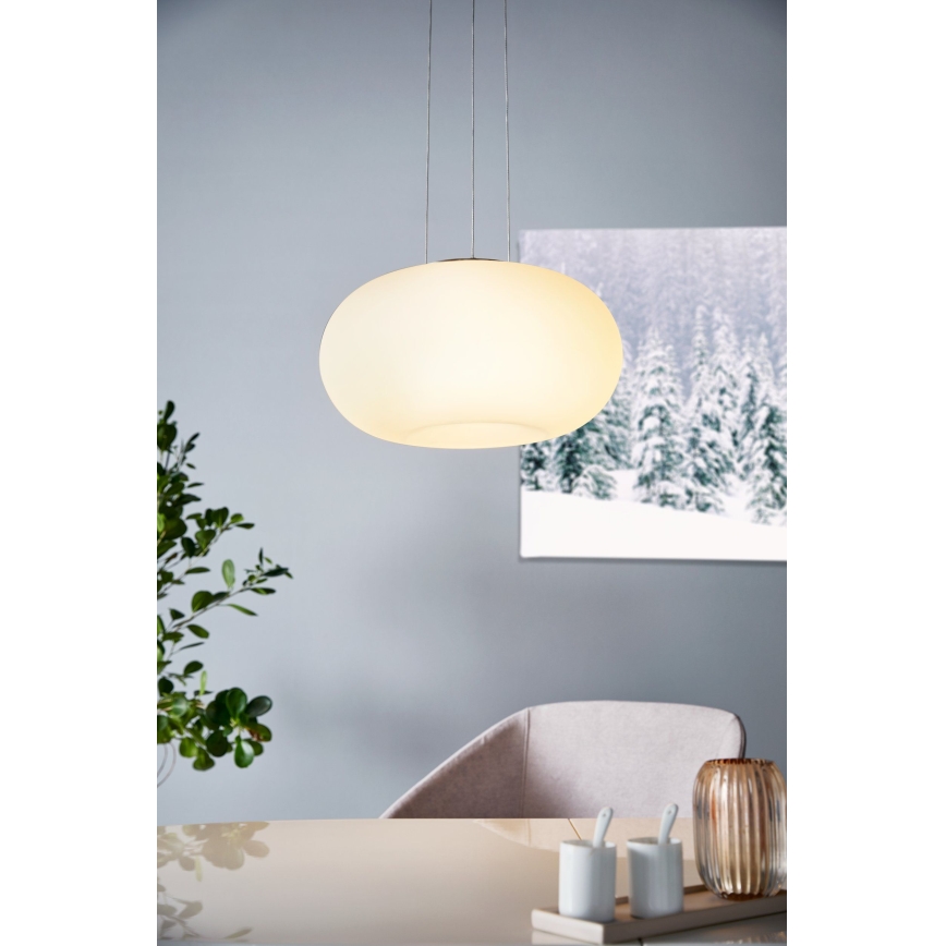 Eglo 33766 - LED RGBW Zatemnitveni lestenec na vrvici OPTICA-C LED/22W/230V