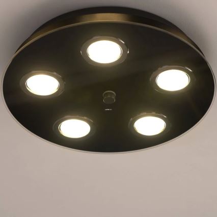 Eglo 33805 - LED stropna svetilka GRATTINO 5xGU10/2,8W/230V