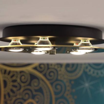 Eglo 33805 - LED stropna svetilka GRATTINO 5xGU10/2,8W/230V