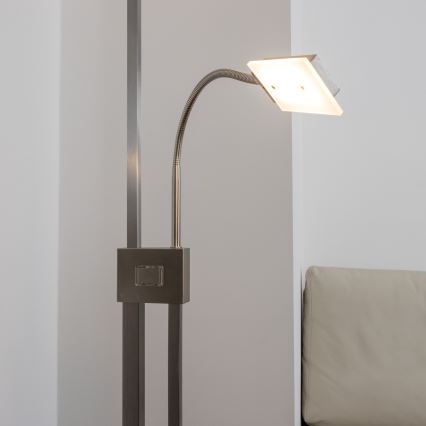 Eglo 33817 - LED Zatemnitvena talna svetilka SOLANO LED/30W/230V + LED/4W