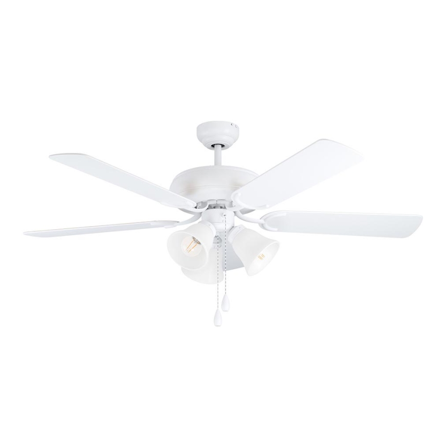 Eglo 35076 - Stropni ventilator LAS PALMAS 3xE27/40W/230V bela