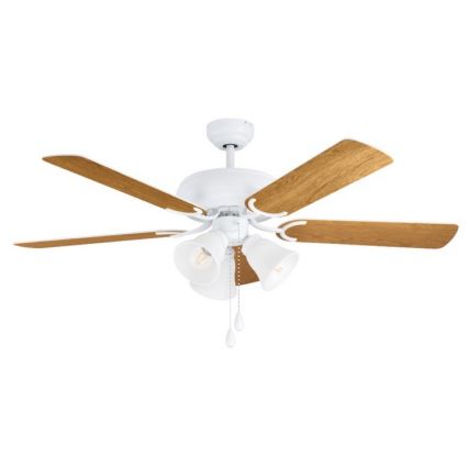 Eglo 35076 - Stropni ventilator LAS PALMAS 3xE27/40W/230V rjav