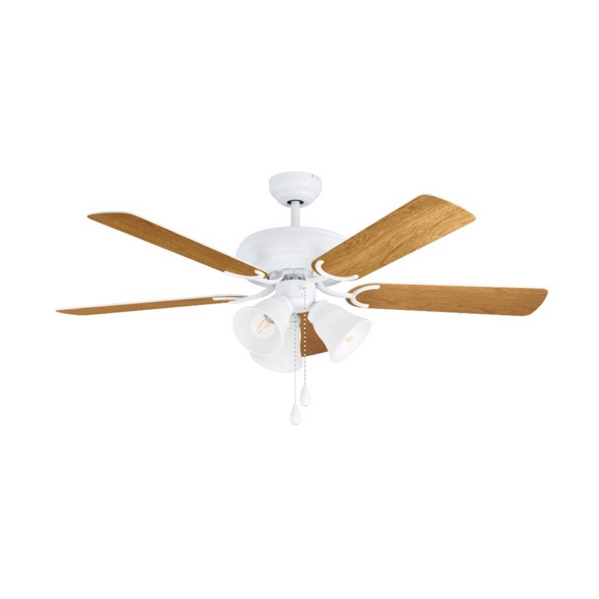Eglo 35076 - Stropni ventilator LAS PALMAS 3xE27/40W/230V rjav