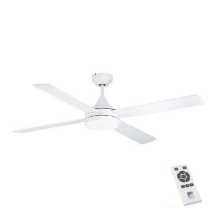 Eglo - LED Stropni ventilator LED/20W/230V 3000/4000/5000K + Daljinski upravljalnik bela