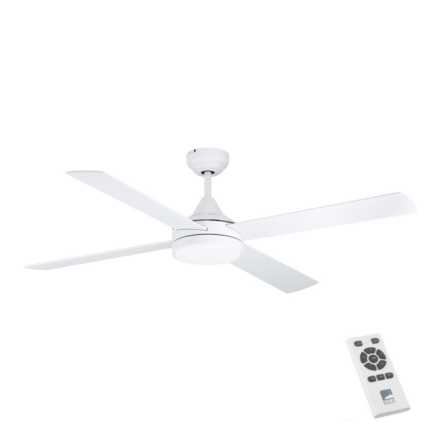 Eglo - LED Stropni ventilator LED/20W/230V 3000/4000/5000K + Daljinski upravljalnik bela