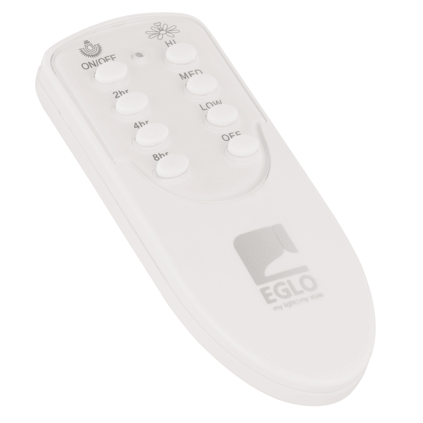 Eglo - LED Stropni ventilator LED/20W/230V 3000/4000/5000K + Daljinski upravljalnik bela