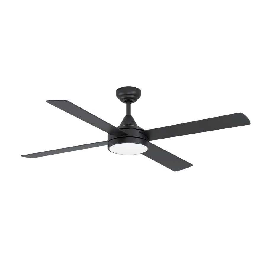 Eglo - LED Zatemnitveni stropni ventilator LED/20W/230V + Daljinski upravljalnik črn