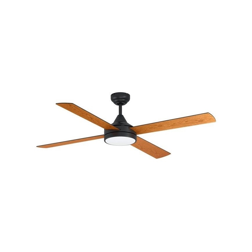 Eglo - LED Zatemnitveni stropni ventilator LED/20W/230V + Daljinski upravljalnik črn