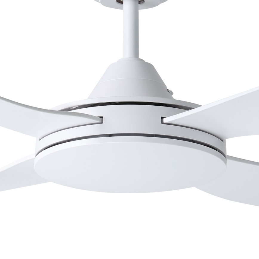 Eglo - Stropni ventilator 52W/230V + Daljinski upravljalnik bela