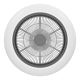 Eglo - LED Zatemnitveni stropni ventilator LED/25,5W/230V bela/črna + Daljinski upravljalnik