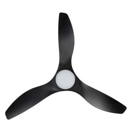 Eglo - LED stropni ventilator LED/19W/230V, premer 132 cm, črna, z daljinskim upravljalnikom