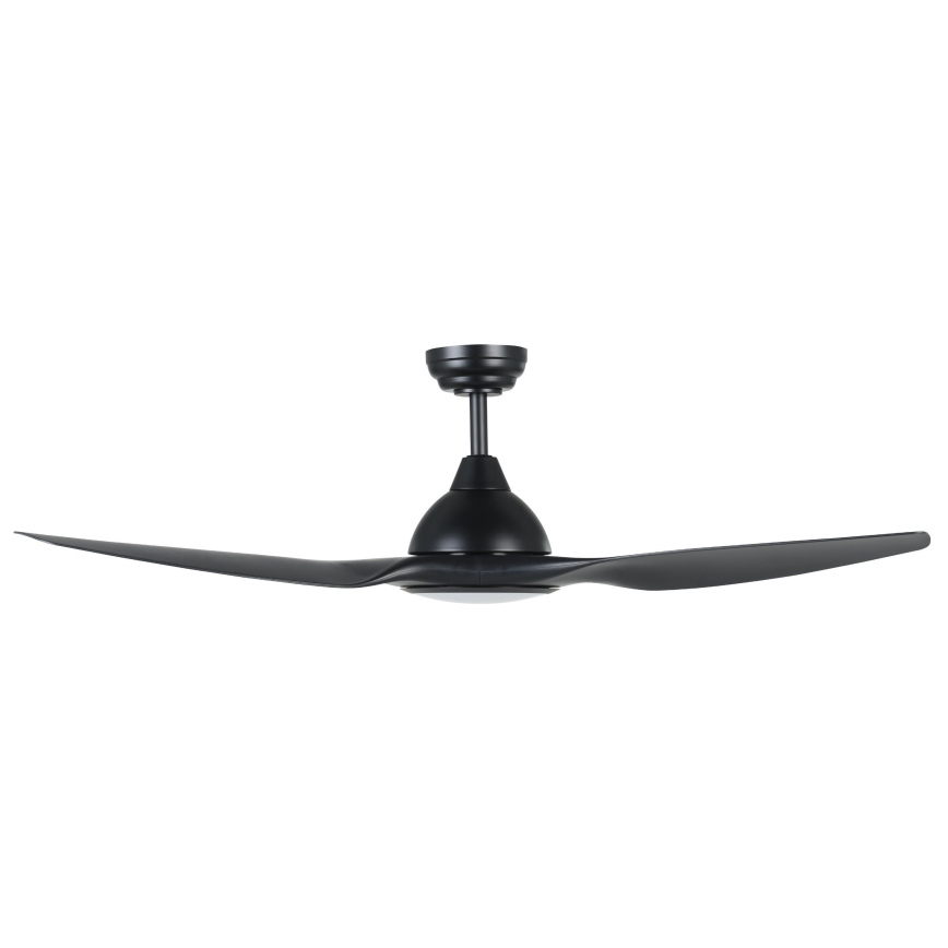 Eglo - LED Zatemnitveni stropni ventilator LED/16W/230V črn+daljinski upravljalnik