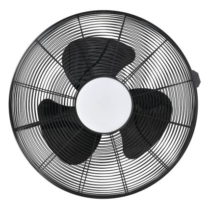 Eglo - LED stropni ventilator LED/15W/230V 3000/4000/5000K premer 53 cm črna + daljinski upravljalnik