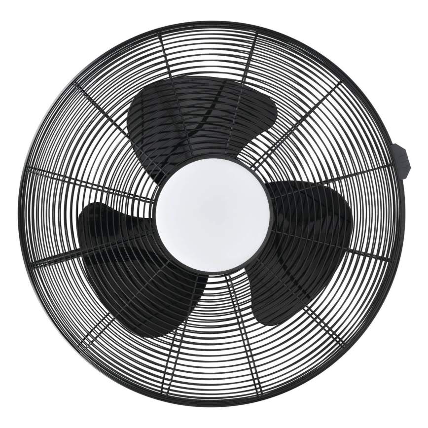 Eglo - LED stropni ventilator LED/15W/230V 3000/4000/5000K premer 53 cm črna + daljinski upravljalnik