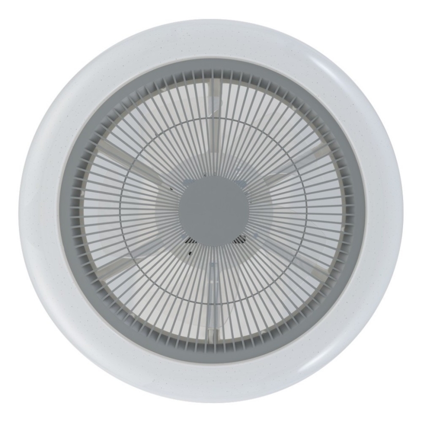 Eglo - LED Zatemnitveni stropni ventilator LED/25,5W/230V siva + Daljinski upravljalnik