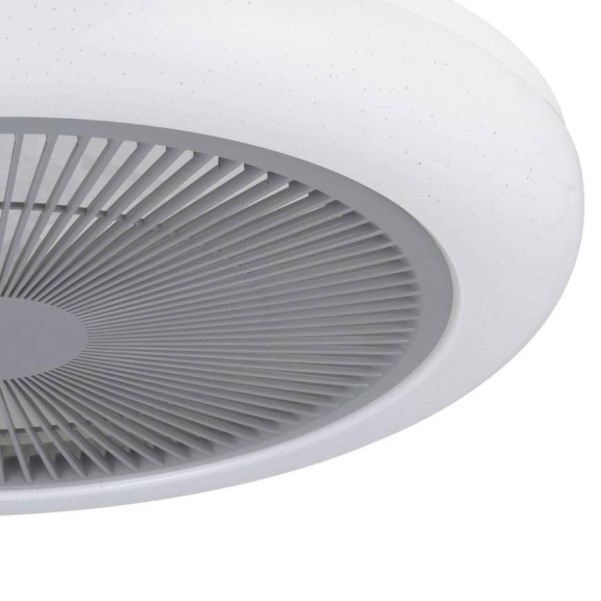 Eglo - LED Zatemnitveni stropni ventilator LED/25,5W/230V siva + Daljinski upravljalnik
