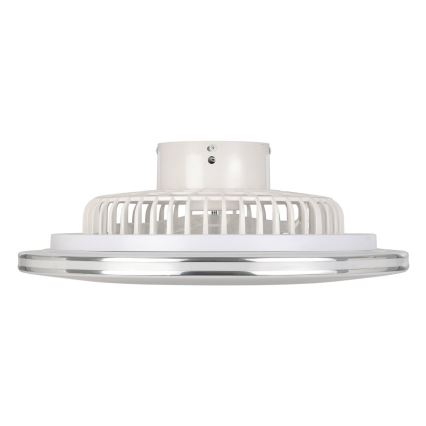 Eglo - LED zatemljiv stropni ventilator 3×LED/12,6W/230V Ø 55 cm bela + daljinski upravljalnik