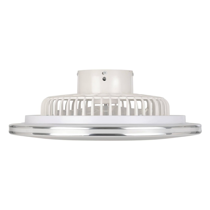 Eglo - LED zatemljiv stropni ventilator 3×LED/12,6W/230V Ø 55 cm bela + daljinski upravljalnik