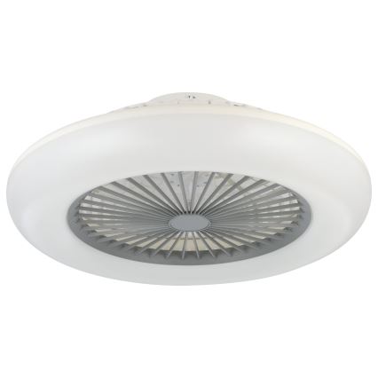 Eglo - Zatemljiv LED stropni ventilator 3xLED/12,6W/230V 2700-6500K Ø 55 cm siva + daljinski upravljalnik