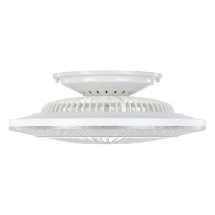 Eglo - Zatemljiv LED stropni ventilator 3xLED/12,6W/230V 2700-6500K, premer 55 cm, bela + daljinski upravljalnik