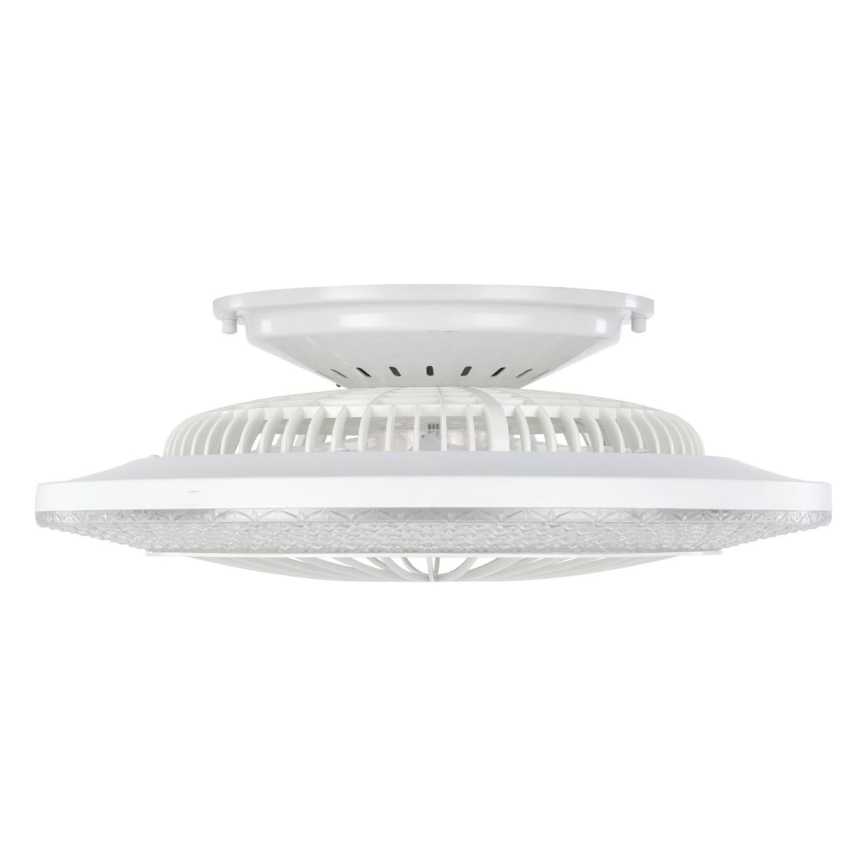 Eglo - Zatemljiv LED stropni ventilator 3xLED/12,6W/230V 2700-6500K, premer 55 cm, bela + daljinski upravljalnik