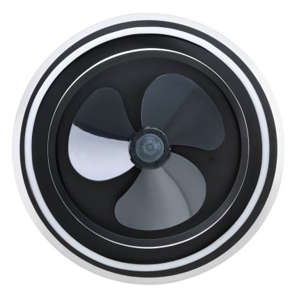 Eglo - LED zatemljiv stropni ventilator 4xLED/9W/230V 2700-6500K premer 50 cm črn + daljinski upravljalnik