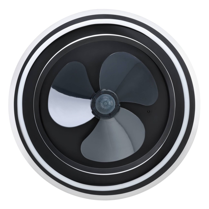 Eglo - LED zatemljiv stropni ventilator 4xLED/9W/230V 2700-6500K premer 50 cm črn + daljinski upravljalnik