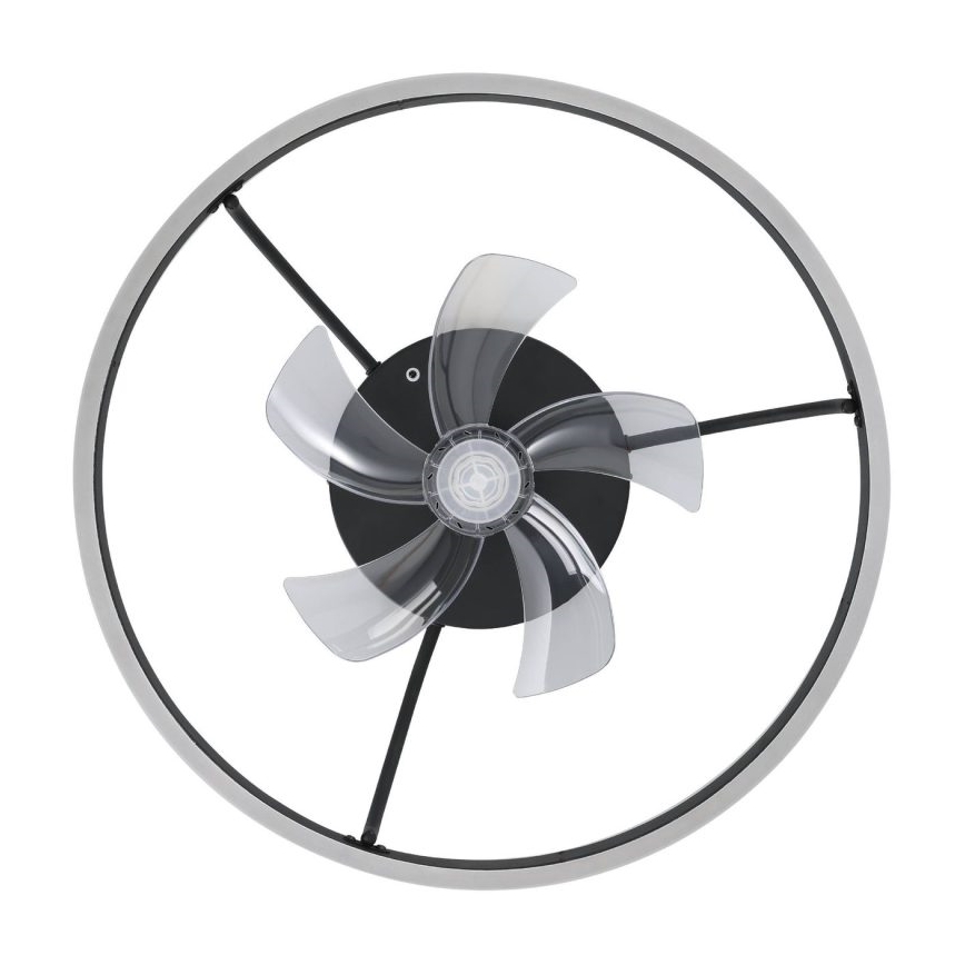 Eglo - LED RGBW zatemljiv stropni ventilator LED/36W/230V 3000-6500K Ø 50 cm črn + daljinski upravljalnik