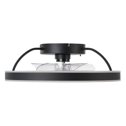 Eglo - LED RGBW zatemljiv stropni ventilator LED/36W/230V 3000-6500K Ø 50 cm črn + daljinski upravljalnik