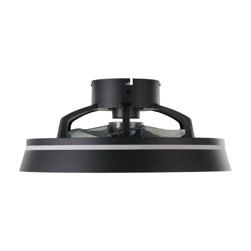 Eglo - LED RGBW zatemljiv stropni ventilator 3xLED/8,5W/230V+LED/6W 2700-6500K premer 48 cm črna + daljinski upravljalnik