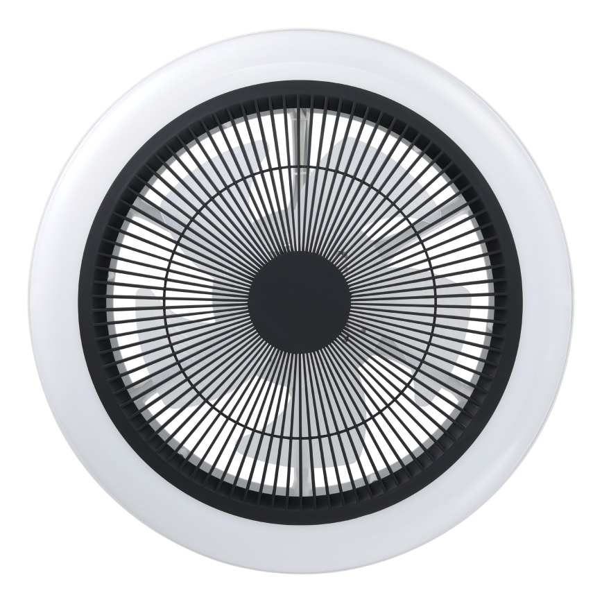Eglo - Zatemljiv LED stropni ventilator 3xLED/8,5W/230V 2700-6500K premer 45,5 cm črna + daljinski upravljalnik