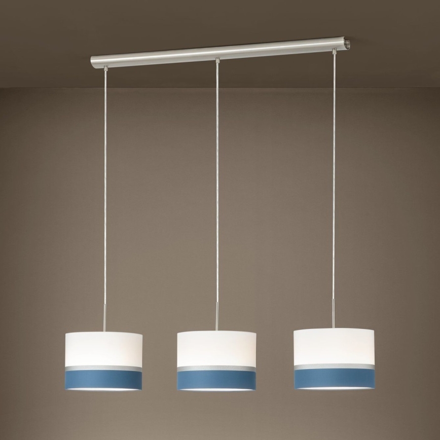 Eglo 38555 - Lestenec na vrvici SPALTINI 3xE27/60W/230V