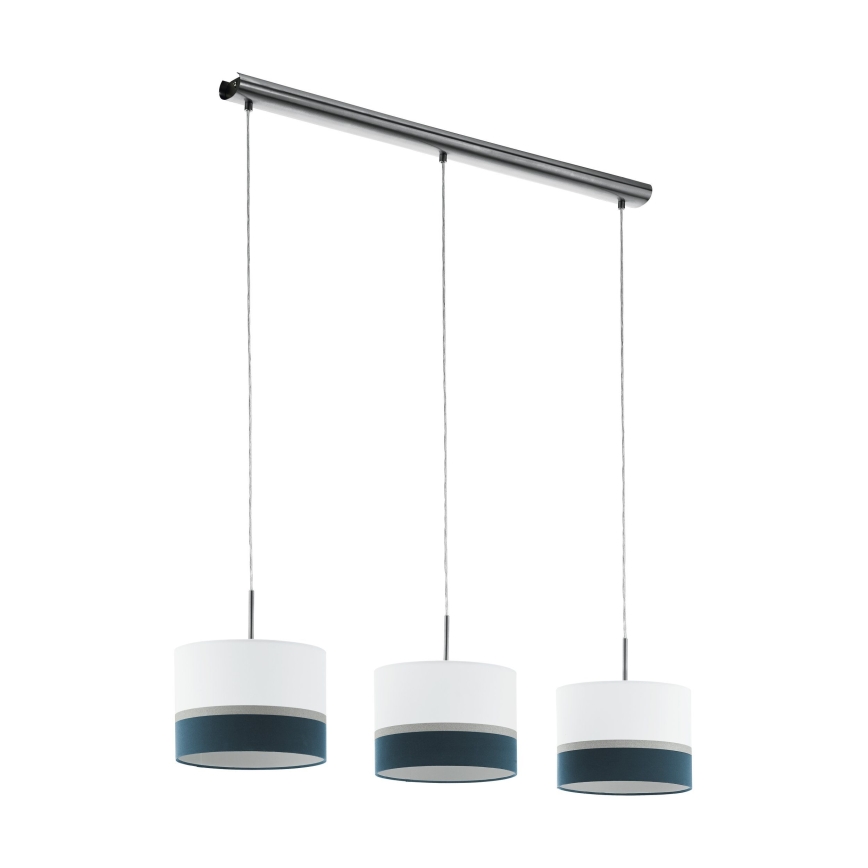 Eglo 38555 - Lestenec na vrvici SPALTINI 3xE27/60W/230V