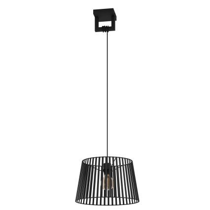 Eglo - Lestenec na vrvici 1xE27/40W/230V črna