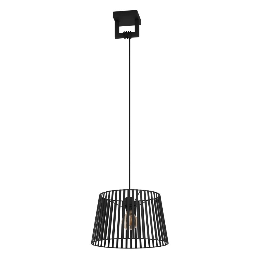 Eglo - Lestenec na vrvici 1xE27/40W/230V črna