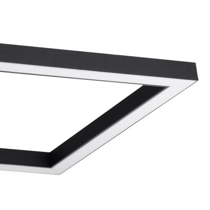 Eglo - LED Zatemnitvena stropna svetilka LED/26,2W/230V 2700-6500K črna + Daljinski upravljalnik