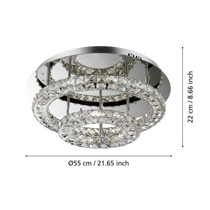 Eglo - LED Stropna svetilka LED/30,5W/230V