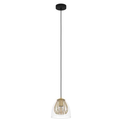 Eglo - Lestenec na vrvici 1xE27/40W/230V zlata