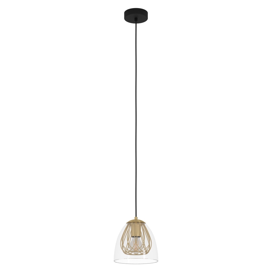 Eglo - Lestenec na vrvici 1xE27/40W/230V zlata
