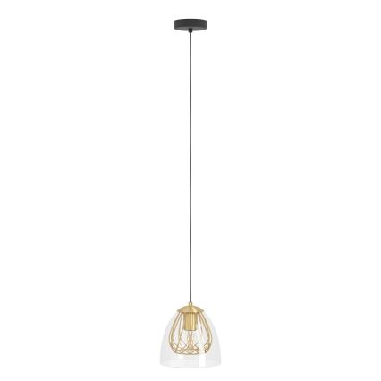 Eglo - Lestenec na vrvici 1xE27/40W/230V zlata