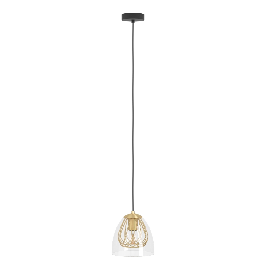 Eglo - Lestenec na vrvici 1xE27/40W/230V zlata