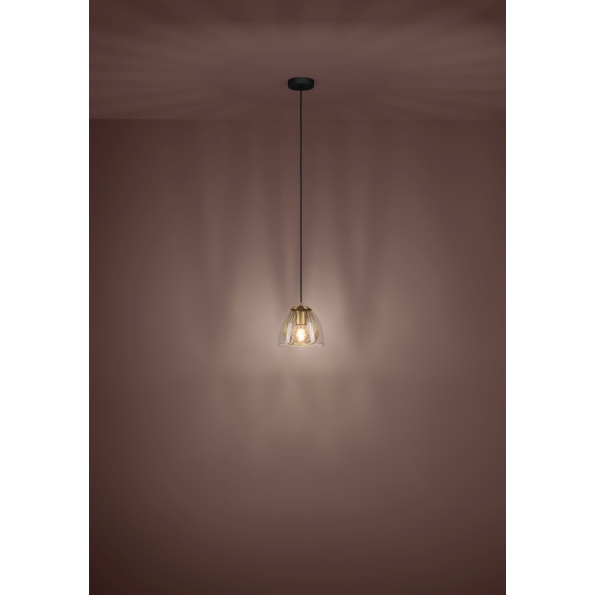 Eglo - Lestenec na vrvici 1xE27/40W/230V zlata