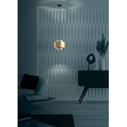 Eglo - Lestenec na vrvici 1xE27/40W/230V zlata