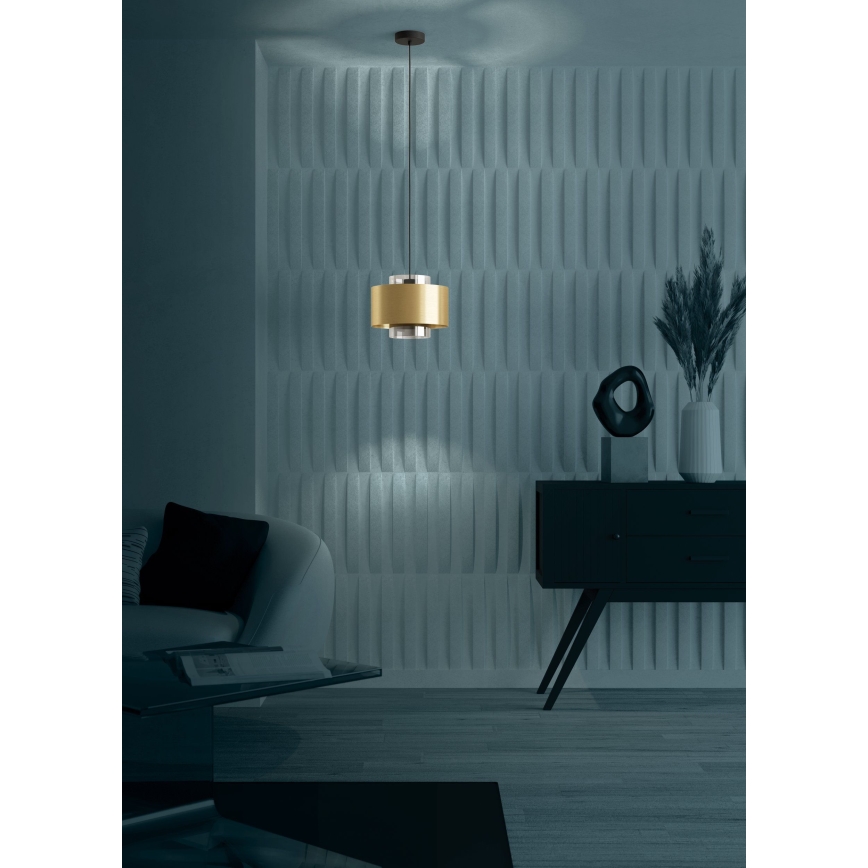 Eglo - Lestenec na vrvici 1xE27/40W/230V zlata