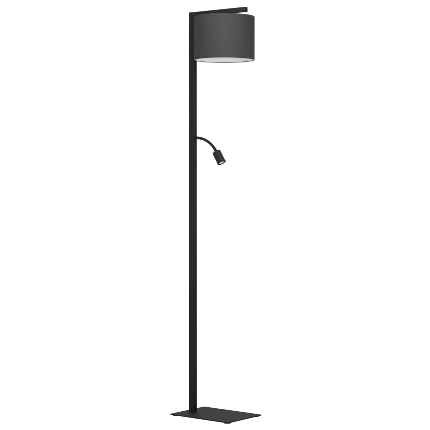 Eglo - LED Talna svetilka 1xE27/40W/230V + LED/3,8W 3000K črna