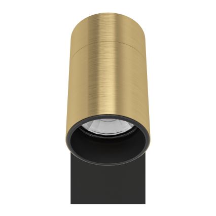Eglo - LED Stenski reflektor 1xGU10/4,5W/230V 3000K črna/zlata