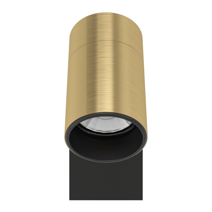 Eglo - LED Stenski reflektor 1xGU10/4,5W/230V 3000K črna/zlata